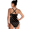Peach Rose Black Tankini Set View2