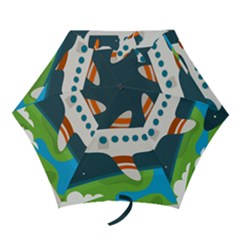 Plane Aircraft Flight Mini Folding Umbrellas by Simbadda