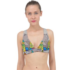 Kids Drawing Children Artwork Art Classic Banded Bikini Top by Simbadda