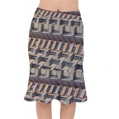 Architecture Geometry Short Mermaid Skirt by Simbadda