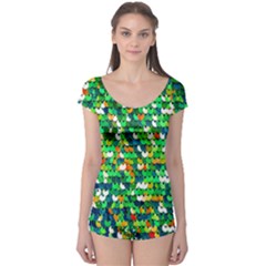 Funky Sequins Boyleg Leotard  by essentialimage