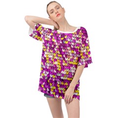Funky Sequins Oversized Chiffon Top by essentialimage