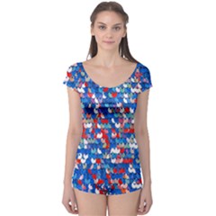 Funky Sequins Boyleg Leotard  by essentialimage