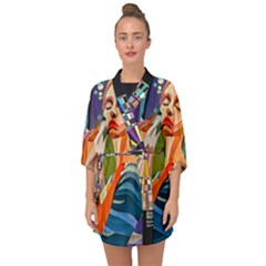 #art #illustration #drawing #infinitepainter #artist #sketch #mirrorart #jwildfire #mirrorlab #galle Webp Net Resizeimage (8) Half Sleeve Chiffon Kimono by soulone