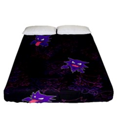 Haunter Fitted Sheet (queen Size) by Mezalola