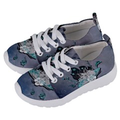 Sport, Surfboard With Flowers And Fish Kids  Lightweight Sports Shoes by FantasyWorld7