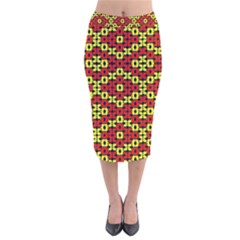 Rby 49 Velvet Midi Pencil Skirt by ArtworkByPatrick