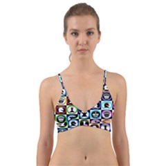 Chess Wrap Around Bikini Top by ArtworkByPatrick