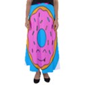 Donut Doughnut Dessert Clip Art Flared Maxi Skirt View1