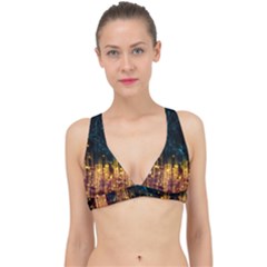 Architecture Buildings City Classic Banded Bikini Top by Simbadda