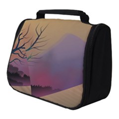 Landscape Illustration Nature Sky Full Print Travel Pouch (small) by Simbadda