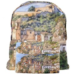Architecture Town Travel Water Giant Full Print Backpack by Simbadda