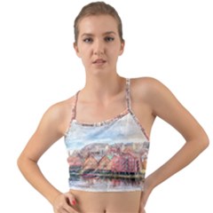 Architecture City Buildings River Mini Tank Bikini Top by Simbadda