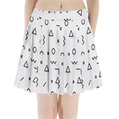 Memphis Pattern Pleated Mini Skirt by Vaneshart
