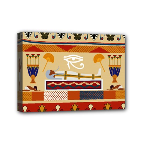 Seamless Ethnic Pattern Mini Canvas 7  X 5  (stretched) by Vaneshart