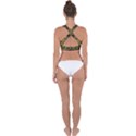 Tribal Gold Seamless Pattern With Mexican Texture Cross Back Hipster Bikini Top  View2