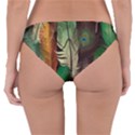 Feathers Realistic Pattern Reversible Hipster Bikini Bottoms View4