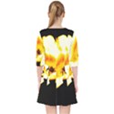 Yellow and Orange Tulip Pocket Dress View2