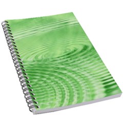 Wave Concentric Circle Green 5 5  X 8 5  Notebook by HermanTelo