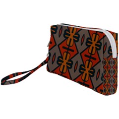 Seamless Digitally Created Tilable Abstract Pattern Wristlet Pouch Bag (small) by Vaneshart
