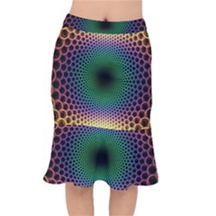 Abstract Patterns Short Mermaid Skirt by Vaneshart