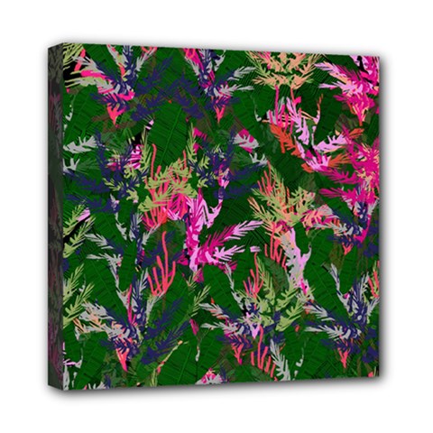Vibrant Tropical Mini Canvas 8  X 8  (stretched) by Vaneshart
