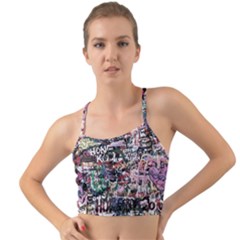 Graffiti Wall Background Mini Tank Bikini Top by Vaneshart