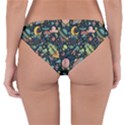 Texture Patterns Aliens Rockets Space Reversible Hipster Bikini Bottoms View2