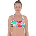 DOTS Cross Back Hipster Bikini Top  View1