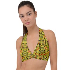 Rby 52 Halter Plunge Bikini Top by ArtworkByPatrick