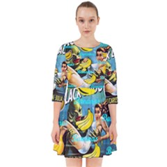Creature From The Black Lagoon Bananas Smock Dress by cypryanus