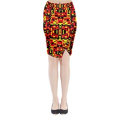 Rby-8-7-53 Midi Wrap Pencil Skirt by ArtworkByPatrick