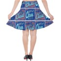 OPEN-CLOSED-1 Velvet High Waist Skirt View2