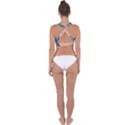Blue Girl Cross Back Hipster Bikini Top  View2