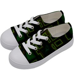 Seamless Pattern Texture Background Curcuit Kids  Low Top Canvas Sneakers by Simbadda