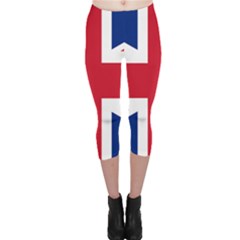 Uk Flag Capri Leggings  by FlagGallery