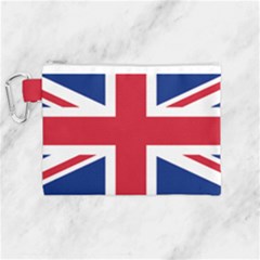 Uk Flag Canvas Cosmetic Bag (medium) by FlagGallery