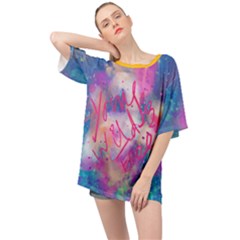 Young Wild Free Oversize Chiffon Shirt by SweetPinkDreams
