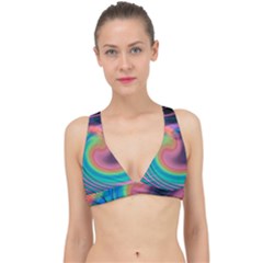Abstract Art Abstract Background Classic Banded Bikini Top by Simbadda
