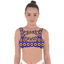 Pattern Circle Seamless Texture Bandaged Up Bikini Top View1