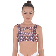 Pattern Abstract Fabric Wallpaper Bandaged Up Bikini Top by Simbadda