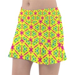 Pattern Texture Seamless Modern Tennis Skirt by Simbadda
