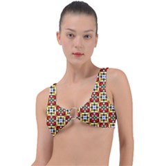 Church Pattern Church Texture Ring Detail Bikini Top by Simbadda