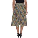 Tribal Background Boho Digital Paper Perfect Length Midi Skirt View2