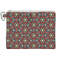 Pattern Stained Glass Church Canvas Cosmetic Bag (xxl) by Simbadda