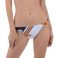 Abstract Art Pattern Ring Detail Bikini Bottom by Vaneshart