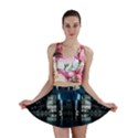 Night City Landscape Mini Skirt View1
