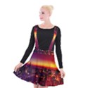 Buiding City Suspender Skater Skirt View1