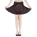 Mandala Fractal Pattern Mini Flare Skirt View3