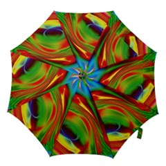 Artwork Digital Art Fractal Colors Hook Handle Umbrellas (medium) by Wegoenart